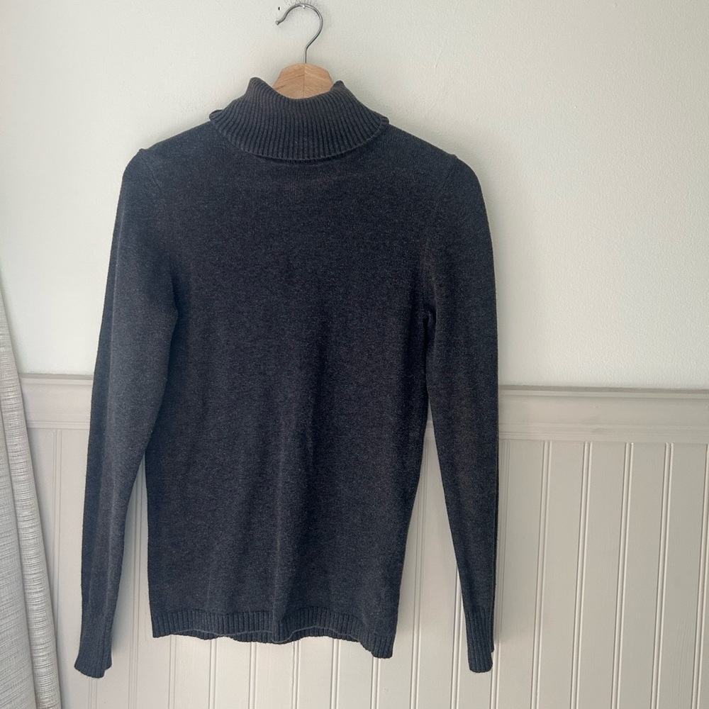 Y2K GAP Women’s Small Dark Gray Turtleneck Sweater